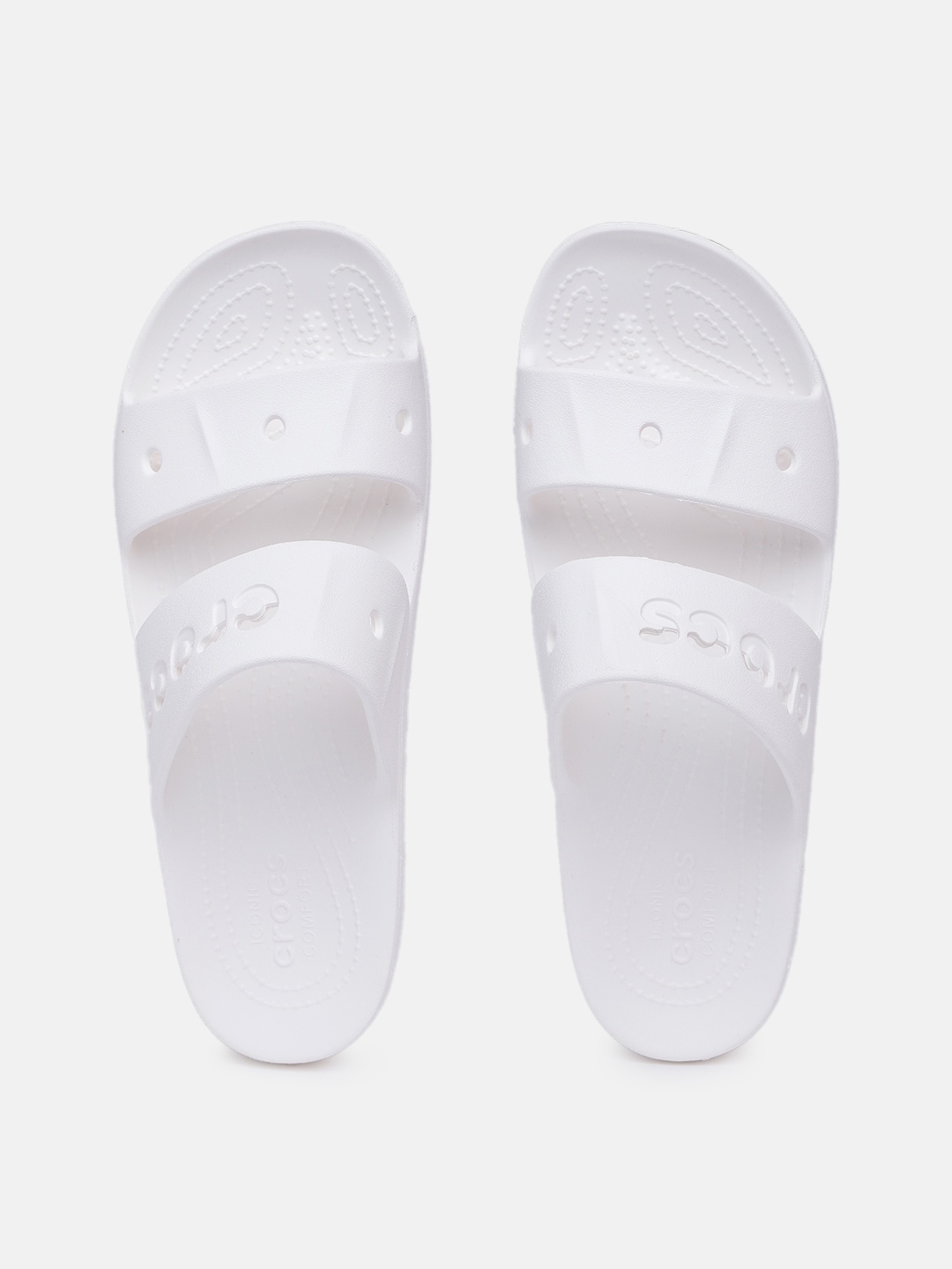 

Crocs Women Baya Sliders, White