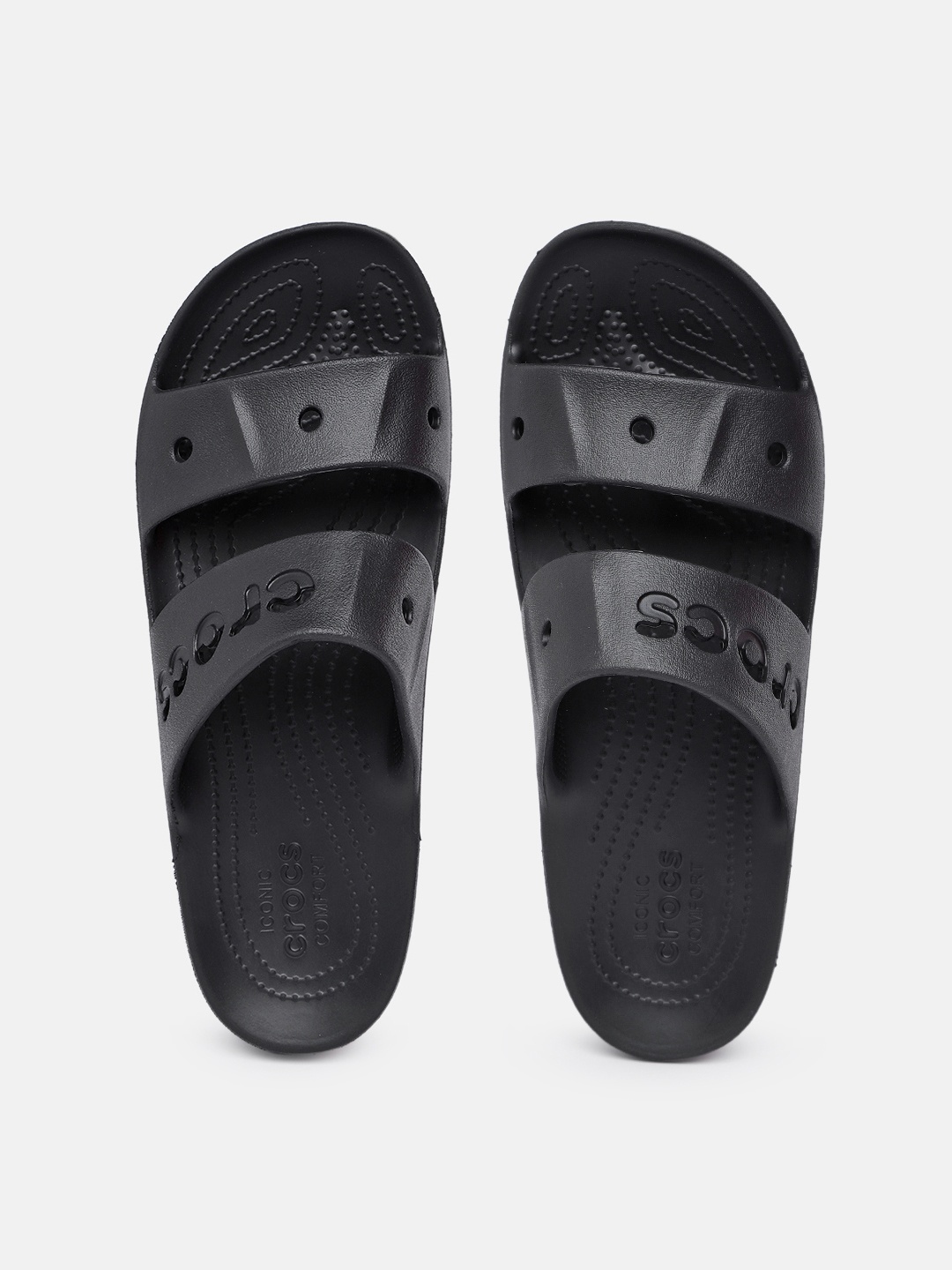 

Crocs Women Baya Sliders, Black