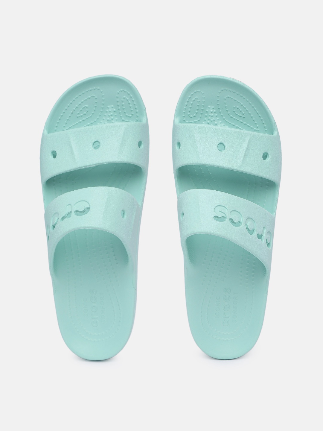 

Crocs Women Baya Sliders, Sea green