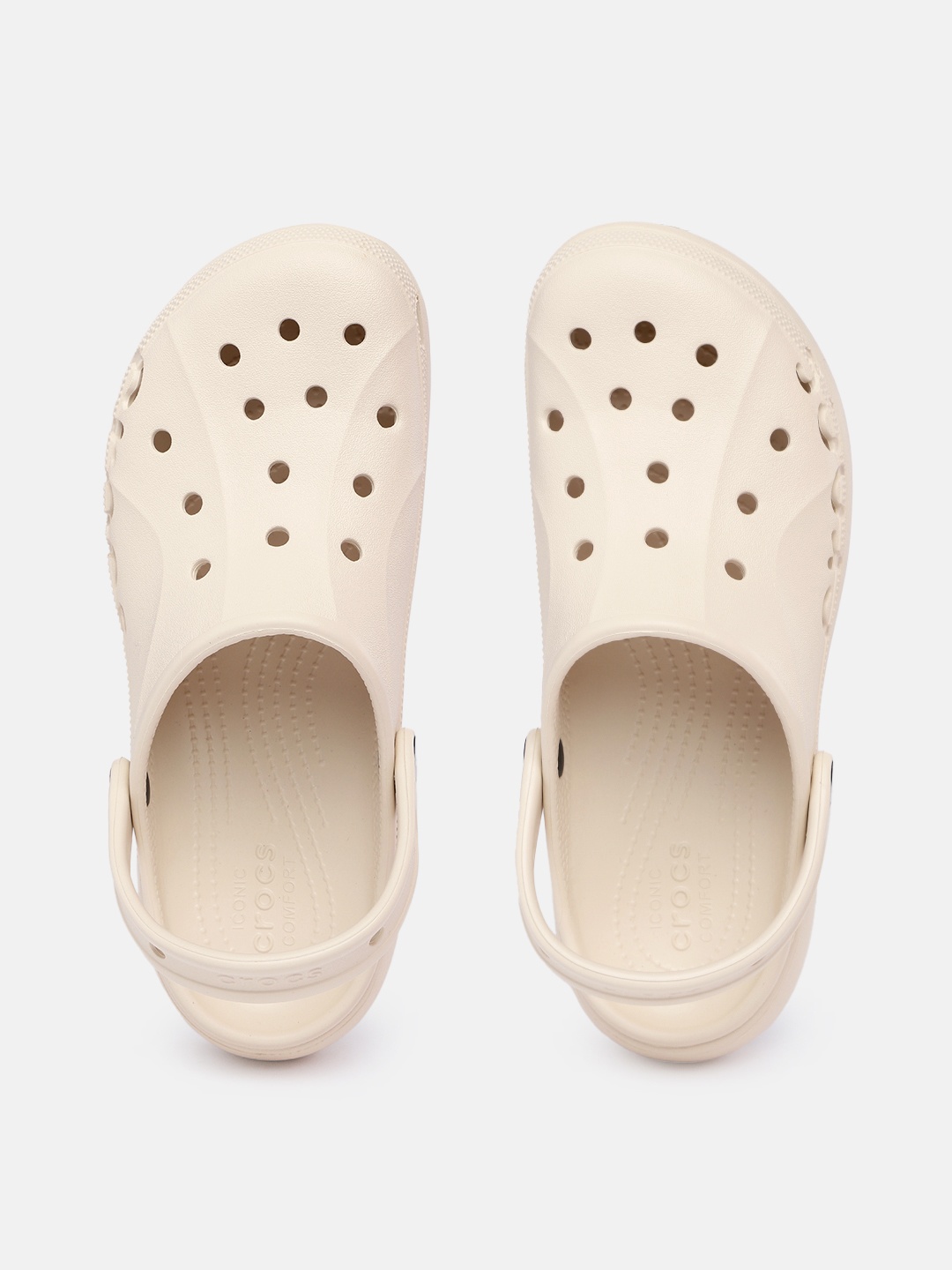 

Crocs Women Baya Clogs, Cream