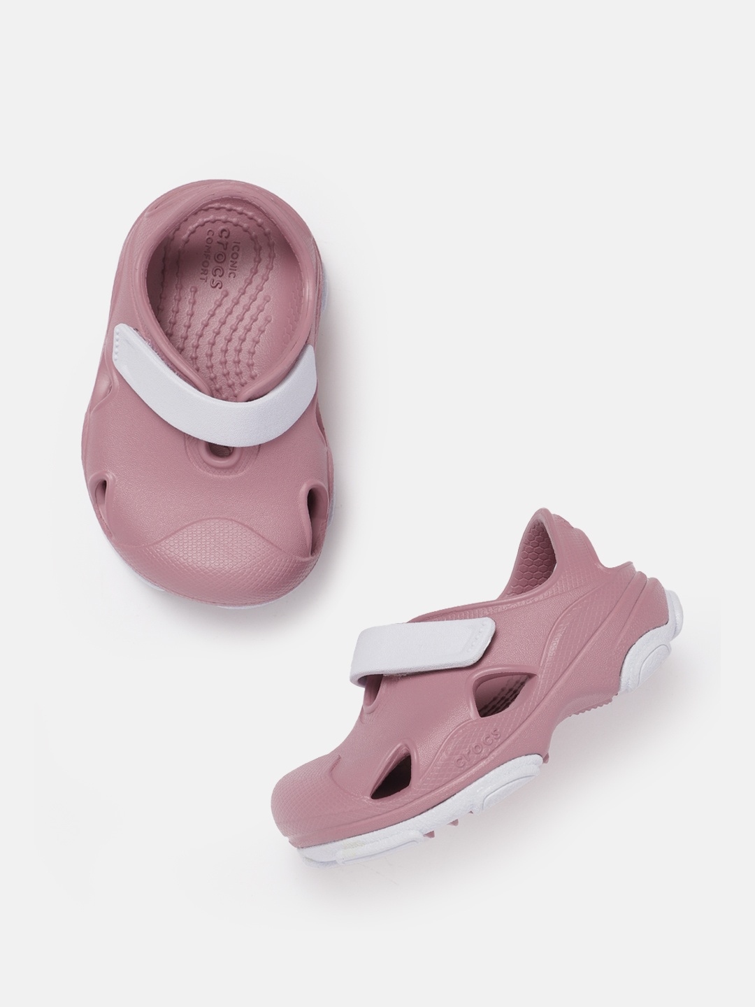 

Crocs Unisex Kids Croslite Clogs, Rose