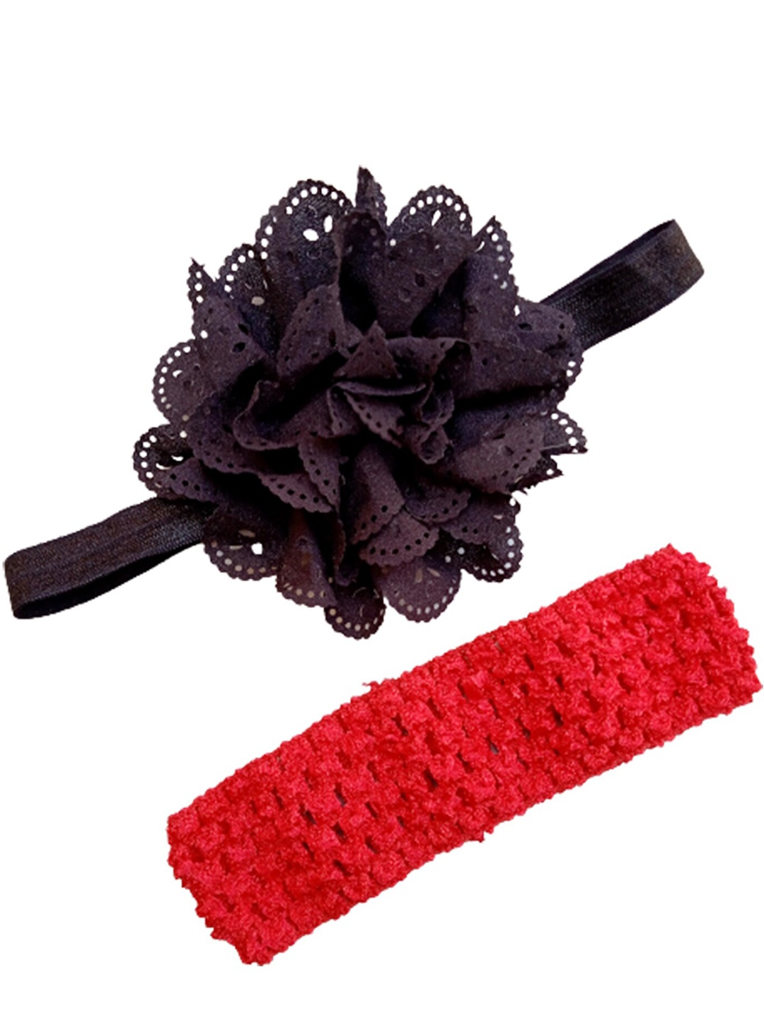 

BAESD Girls Set of 2 Lace Hairband, Black