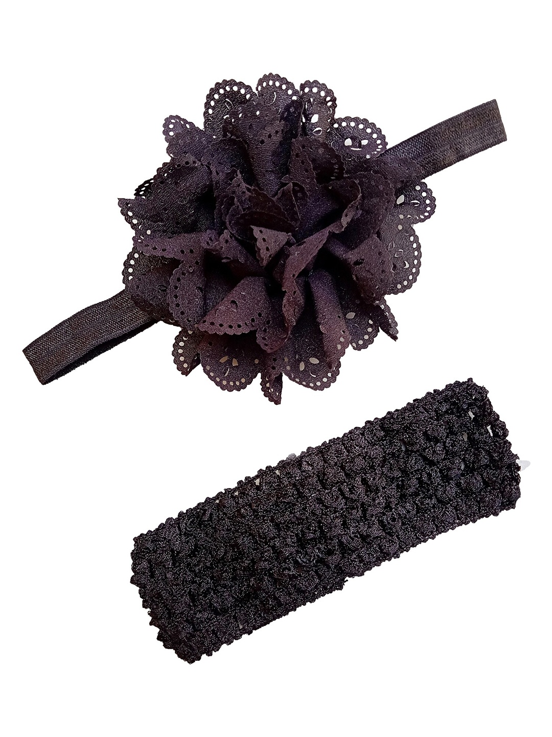

BAESD Girls Set of 2 Lace Hairband, Black