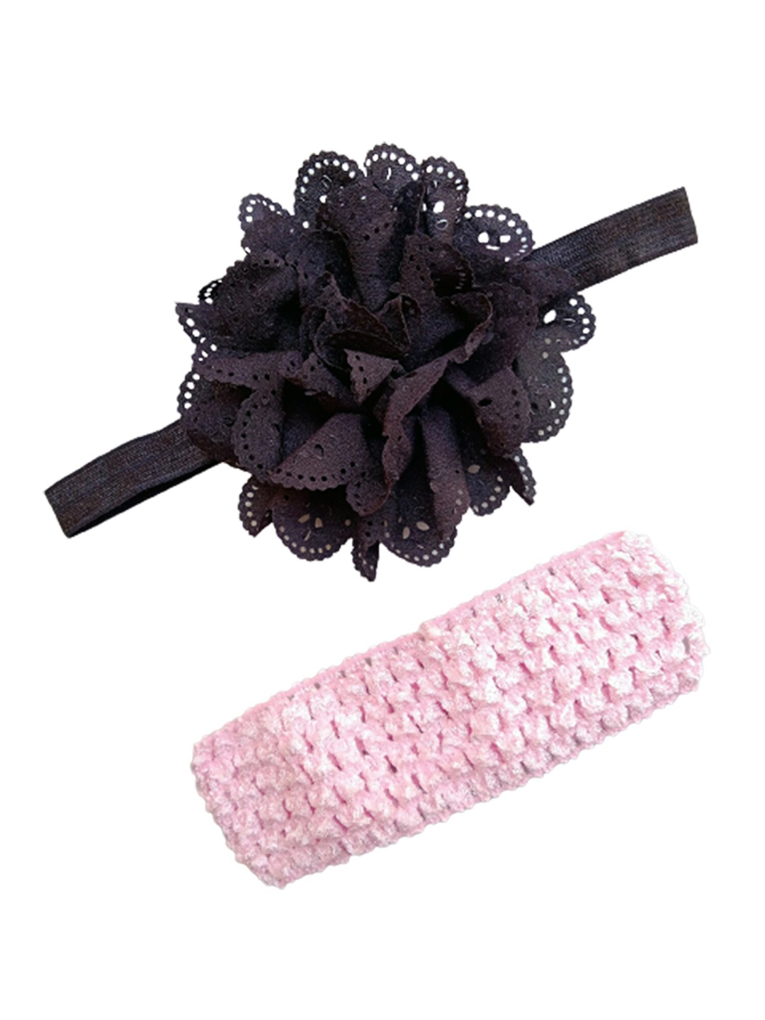 

BAESD Girls Set of 2 Lace Hairband, Black