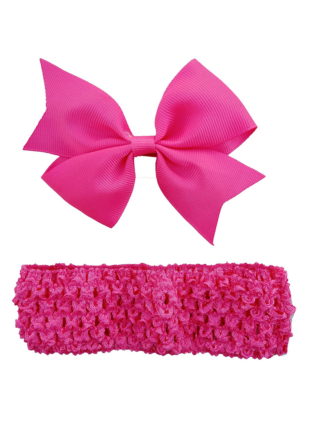 

BAESD Girls Set of 2 Lace Hair Accessory Set, Fuchsia