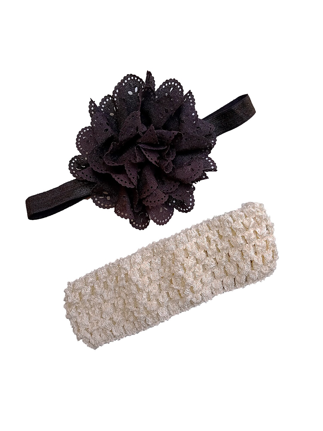 

BAESD Girls Set of 2 Lace Hairband, Black