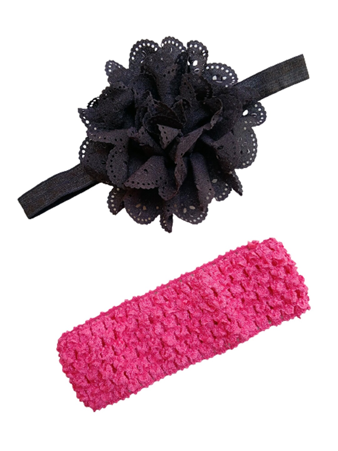 

BAESD Girls Set of 2 Lace Hairband, Black