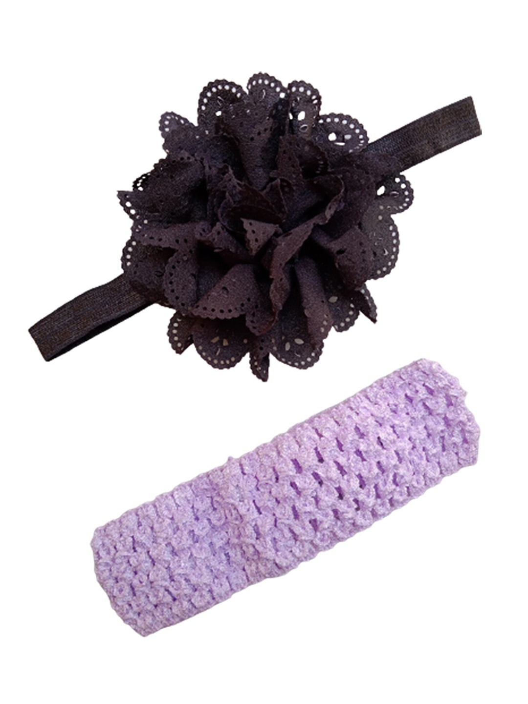

BAESD Girls Set of 2 Lace Hairband, Black