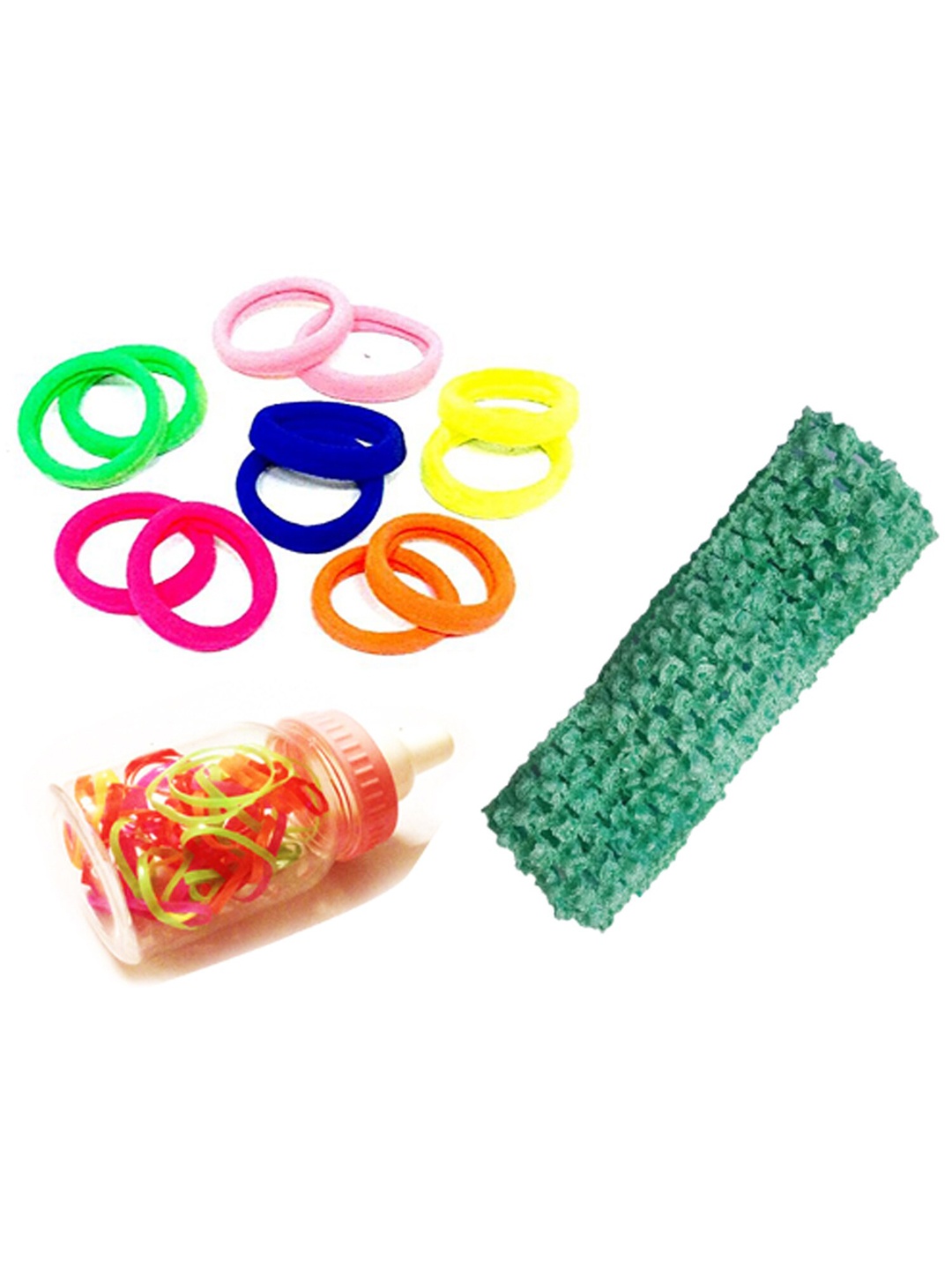

BAESD Girls Set of 3 Lace Hairband, Green