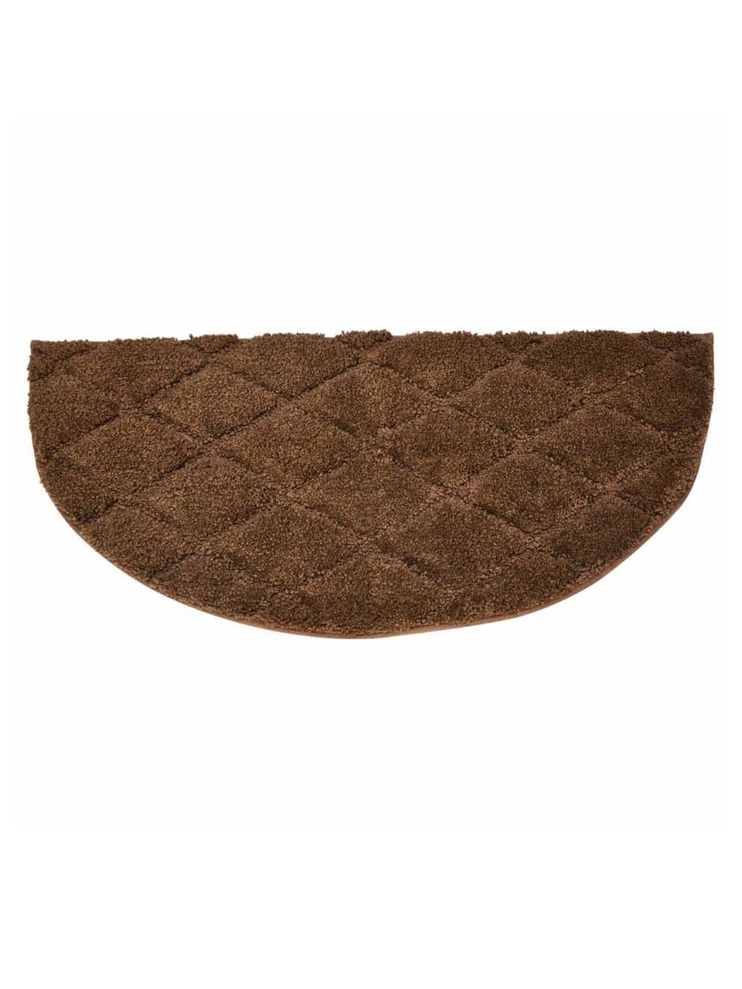 

Athome by Nilkamal Brown Textured Anti Skid 1800 GSM Bath Rug