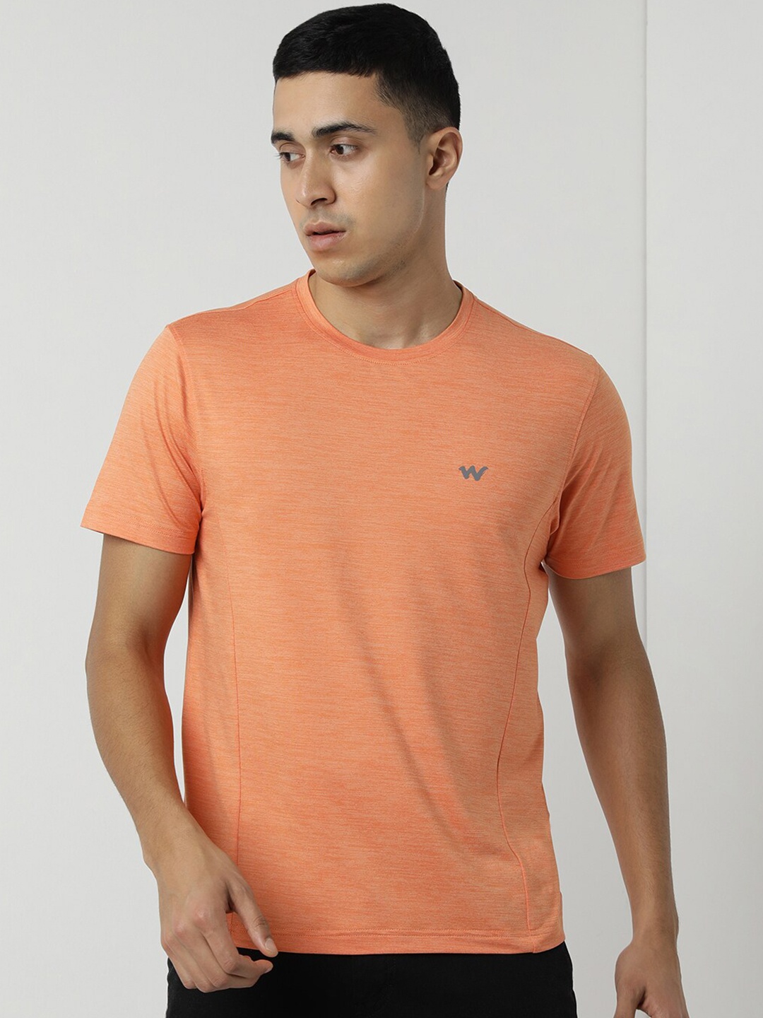 

Wildcraft Round Neck Short Sleeves Anti Odour T-shirt, Orange