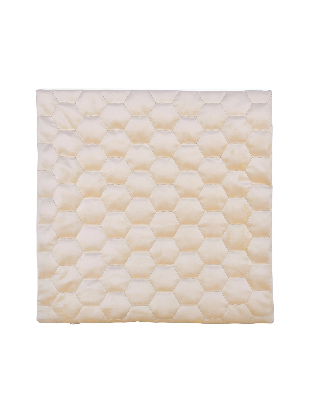 

Athome by Nilkamal Beige Quilted Square Cushion Cover