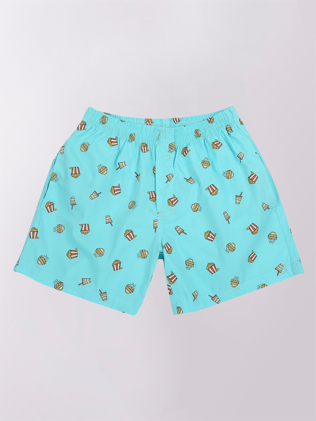 

FRENCHIE Boys Printed Cotton Boxers FR-BX-U19-001-PSOG-1X5-XS, Green