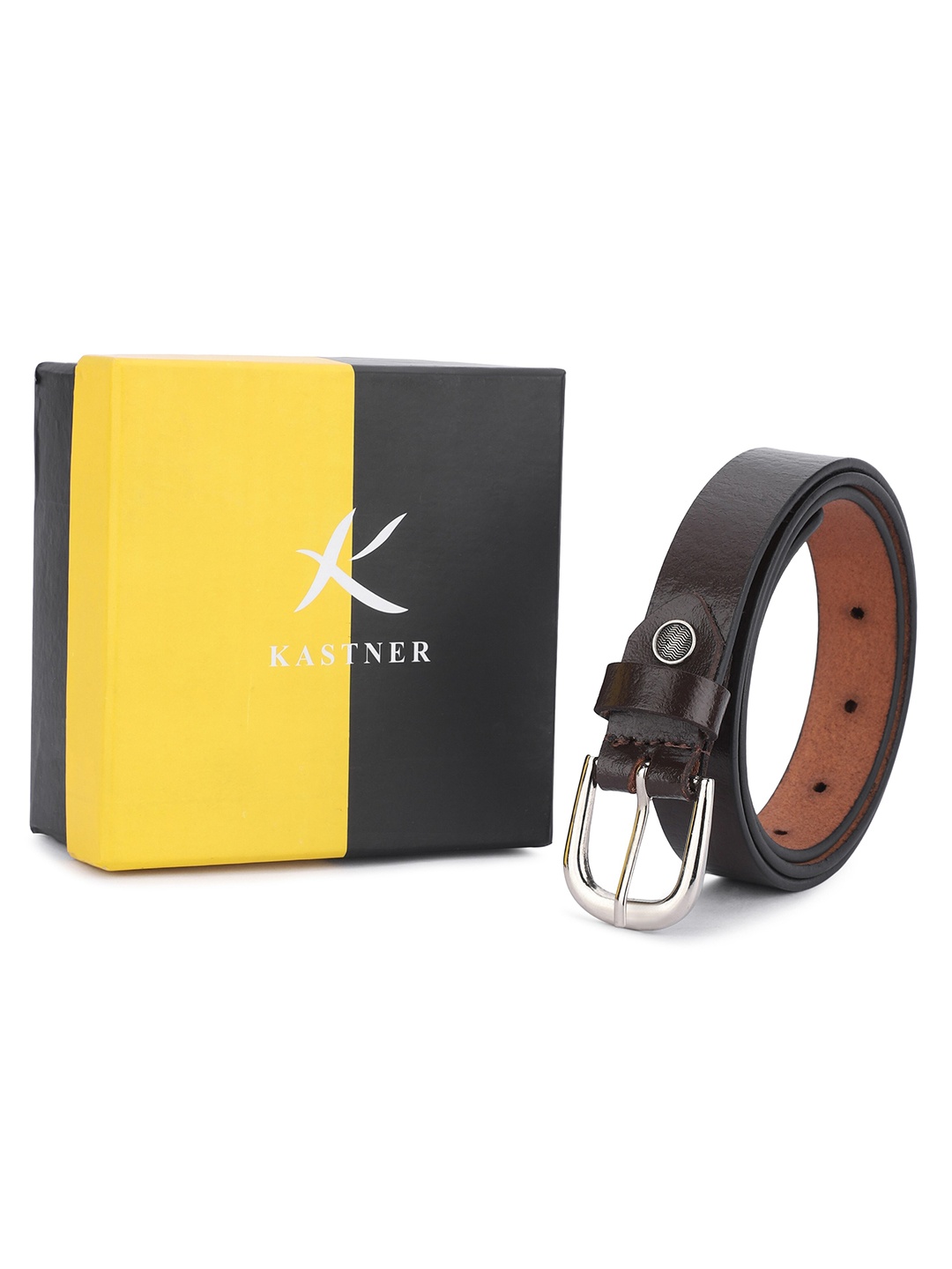 

Kastner Women Leather Formal Belt, Brown