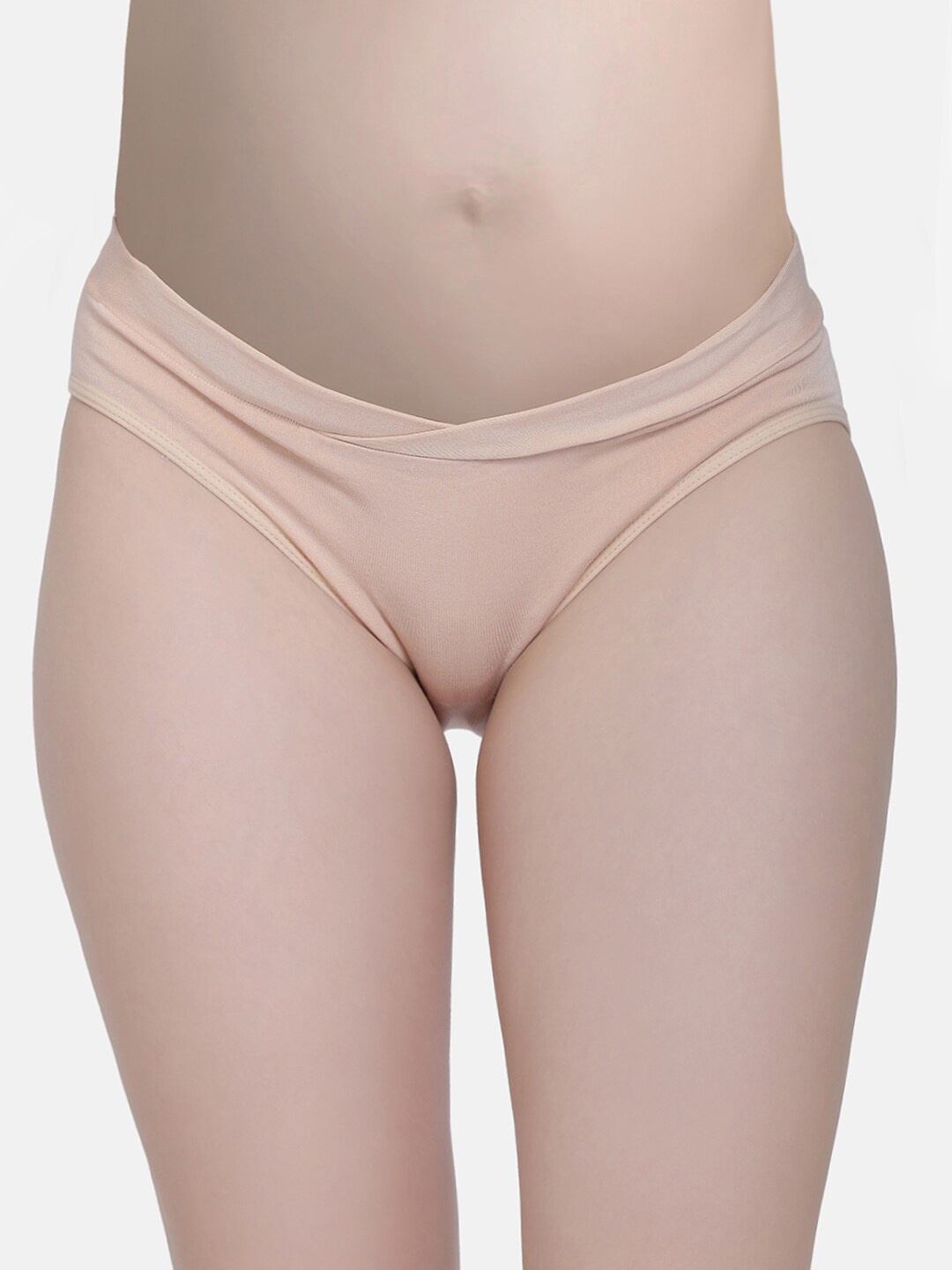 

Da Intimo Low-Waist Organic Cotton Basic Briefs, Beige