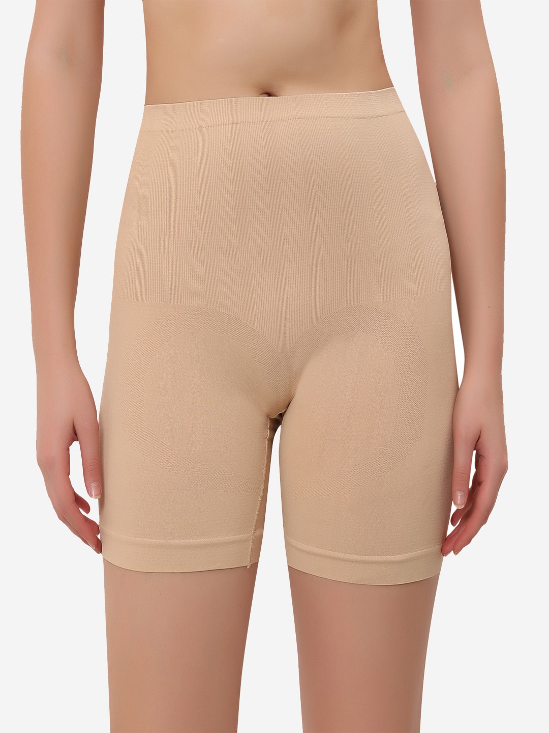 

In Care Mid-Rise Boy Shorts, Beige