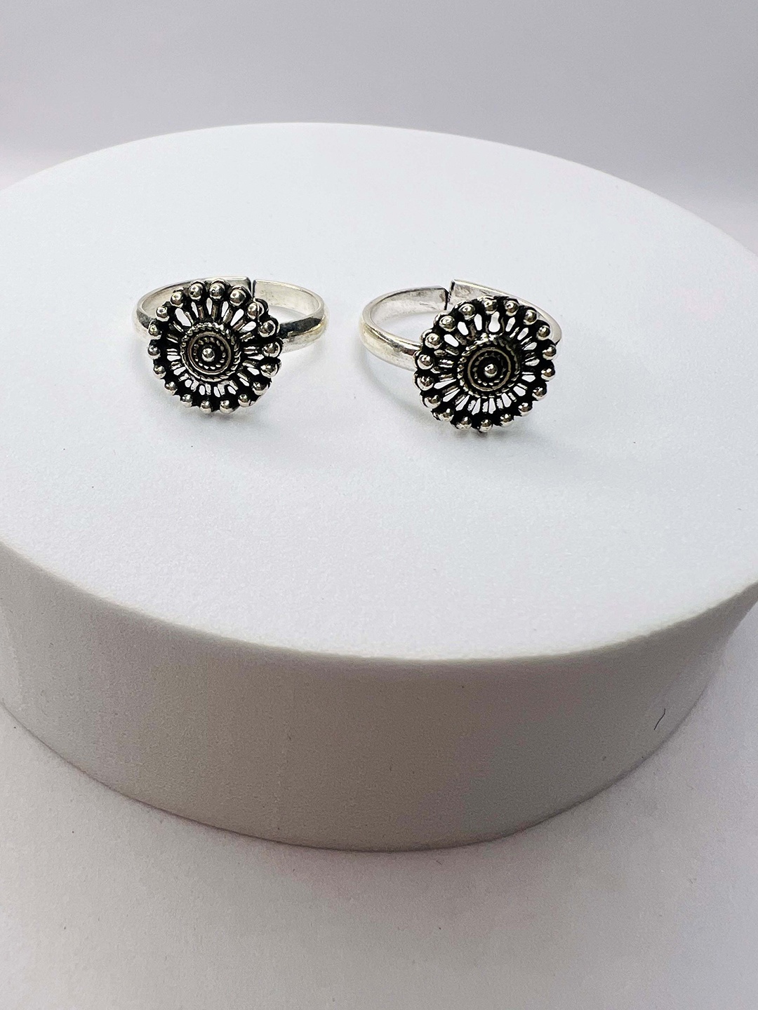 

Arte Jewels Set Of 2 92.5 Sterling Silver Toe Rings