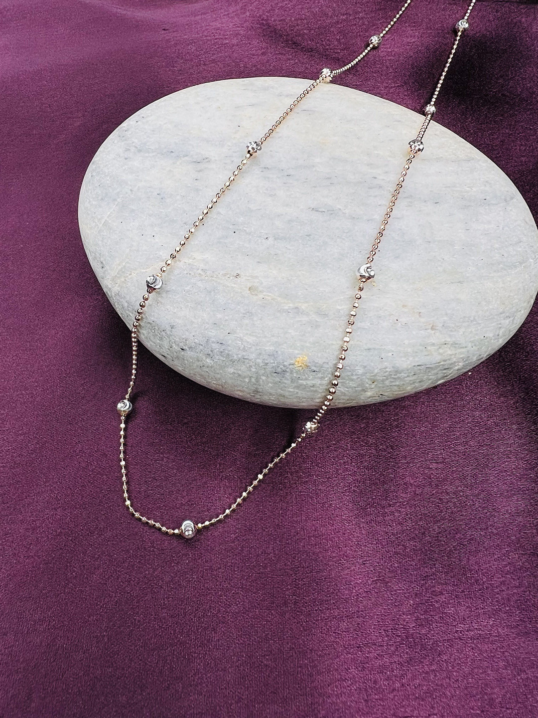 

Arte Jewels 92.5 Sterling Silver Necklace Chain, Rose gold