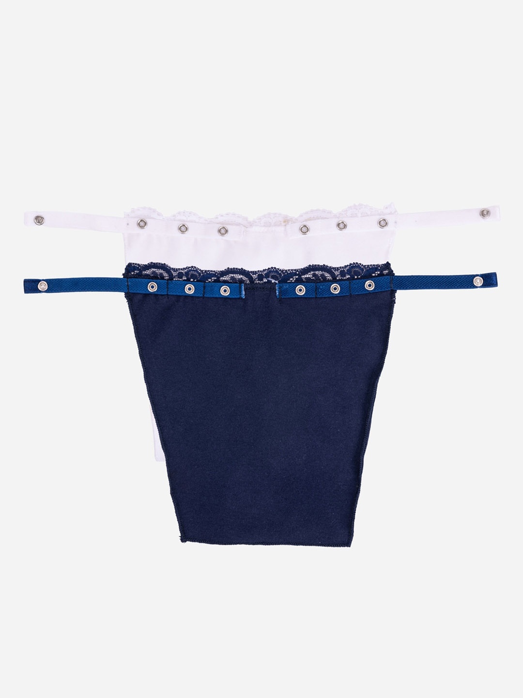 

Finesse Miracle Cami Pack Of 2 Mock Camisoles Cleavage Cover, Navy blue