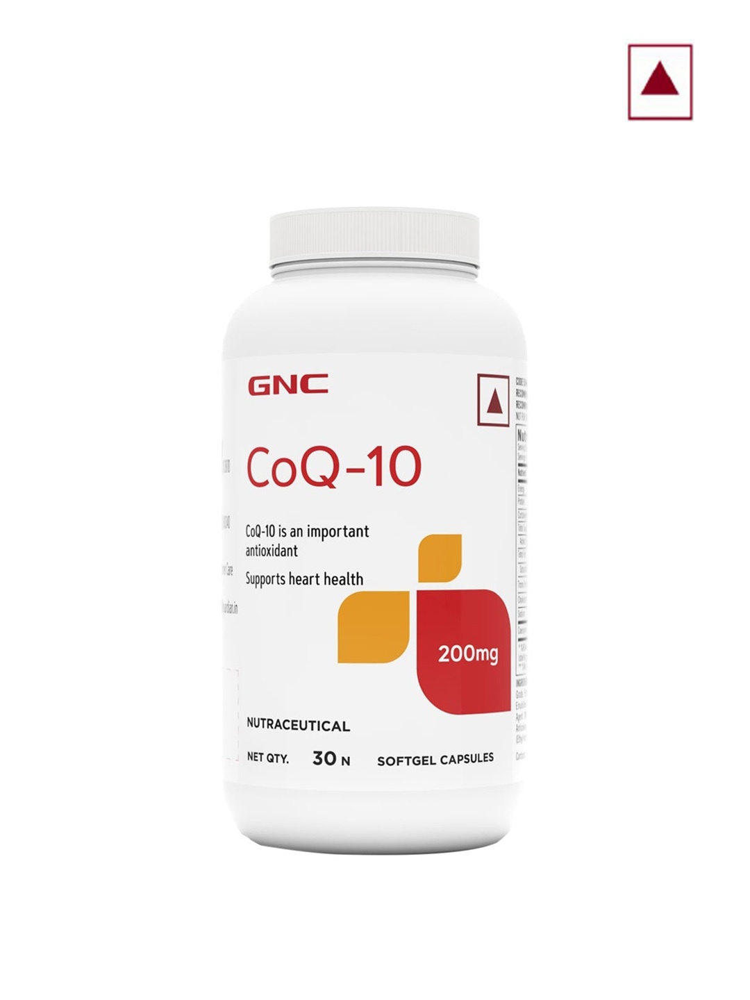 

GNC CoQ-10 200mg Softgel Capsules - 30 Capsules, White