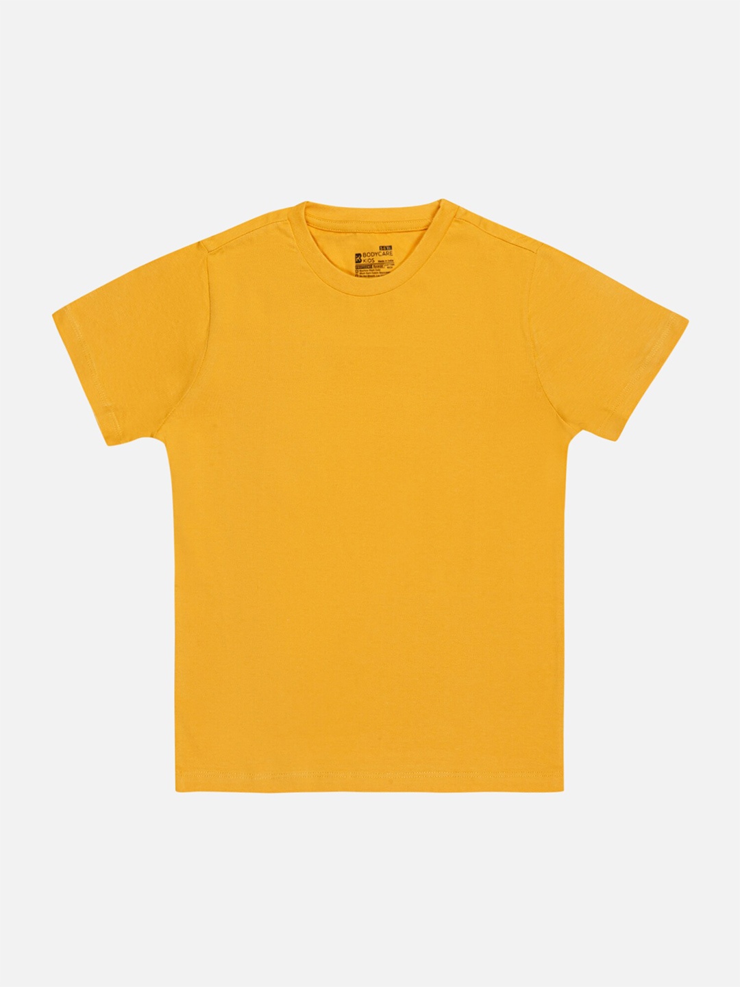 

Bodycare Boys Round Neck Short Sleeves Cotton T-shirt, Mustard