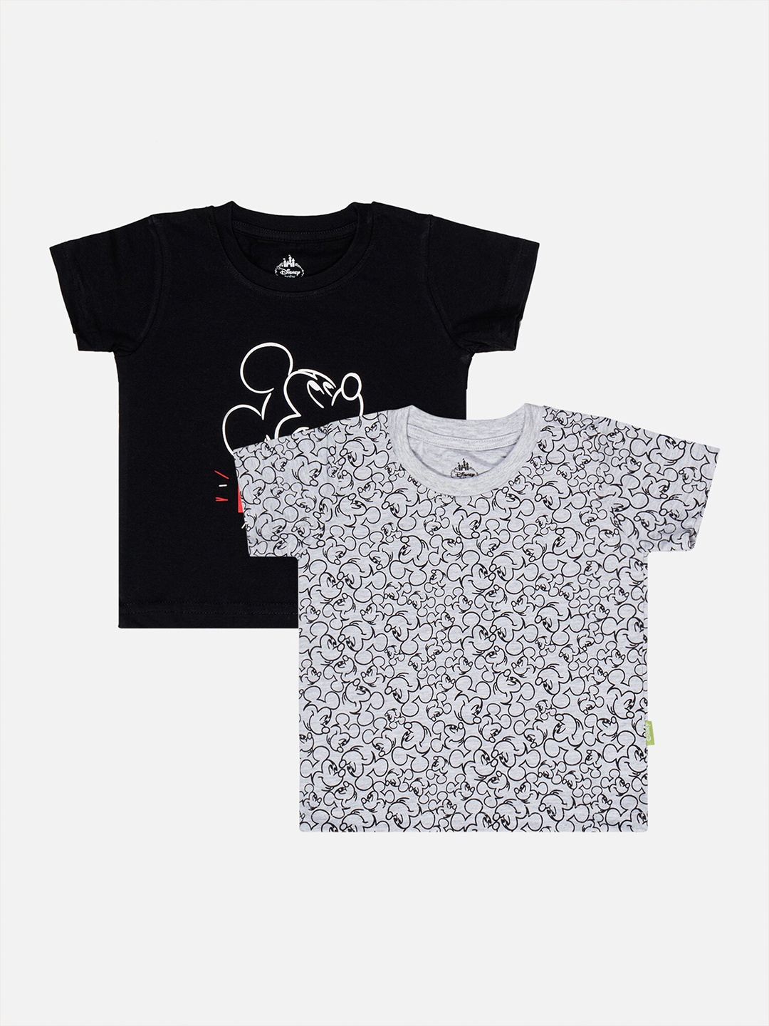 

Bodycare Boys Pack Of 2 Printed Round Neck Short Sleeves Cotton T-shirt, Assorted