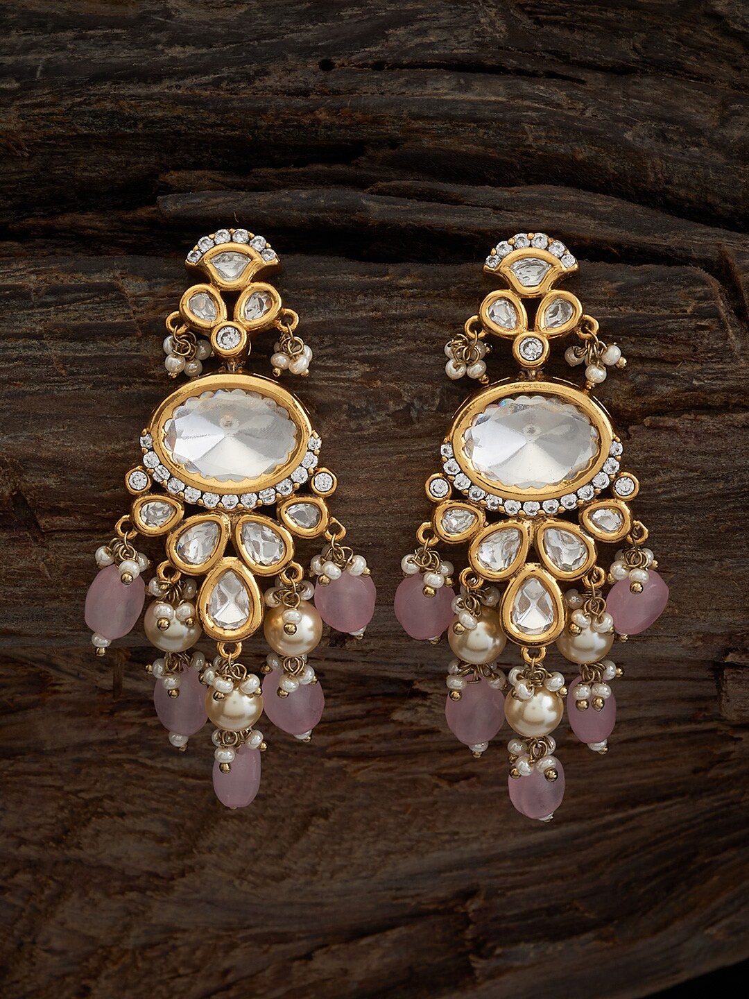 

Kushal's Fashion Jewellery Classic Studs Earrings, Pink