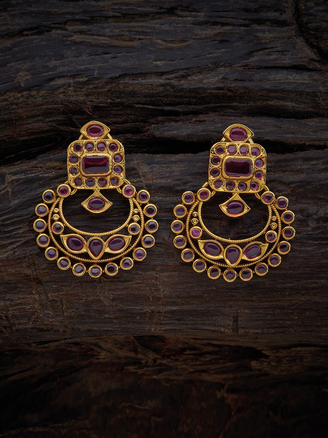 

Kushal's Fashion Jewellery Gold Plated Chandbalis