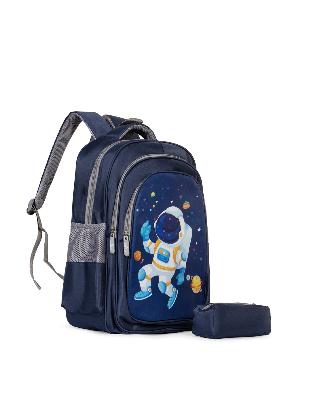 

THE CLOWNFISH KidVenture Unisex Kids Graphic Backpack, Black