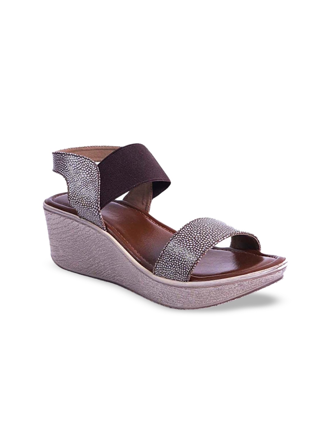 

Ozuri Printed Wedge Heels, Brown