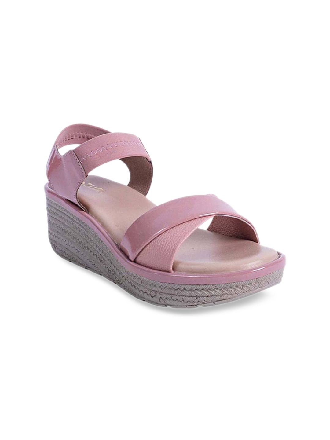 

Ozuri Open Toe Wedge Heels, Peach