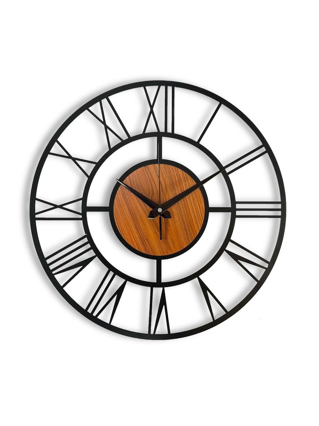 

Arabs Decor Black & Brown Analogue Contemporary Wall Clock