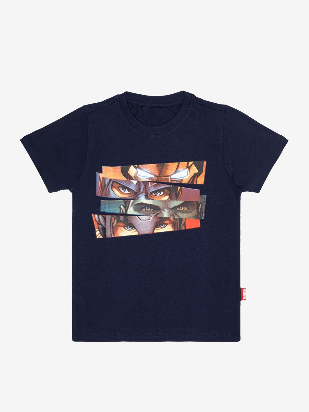 

Bodycare Boys Graphic Printed Round Neck Cotton T-shirt, Navy blue