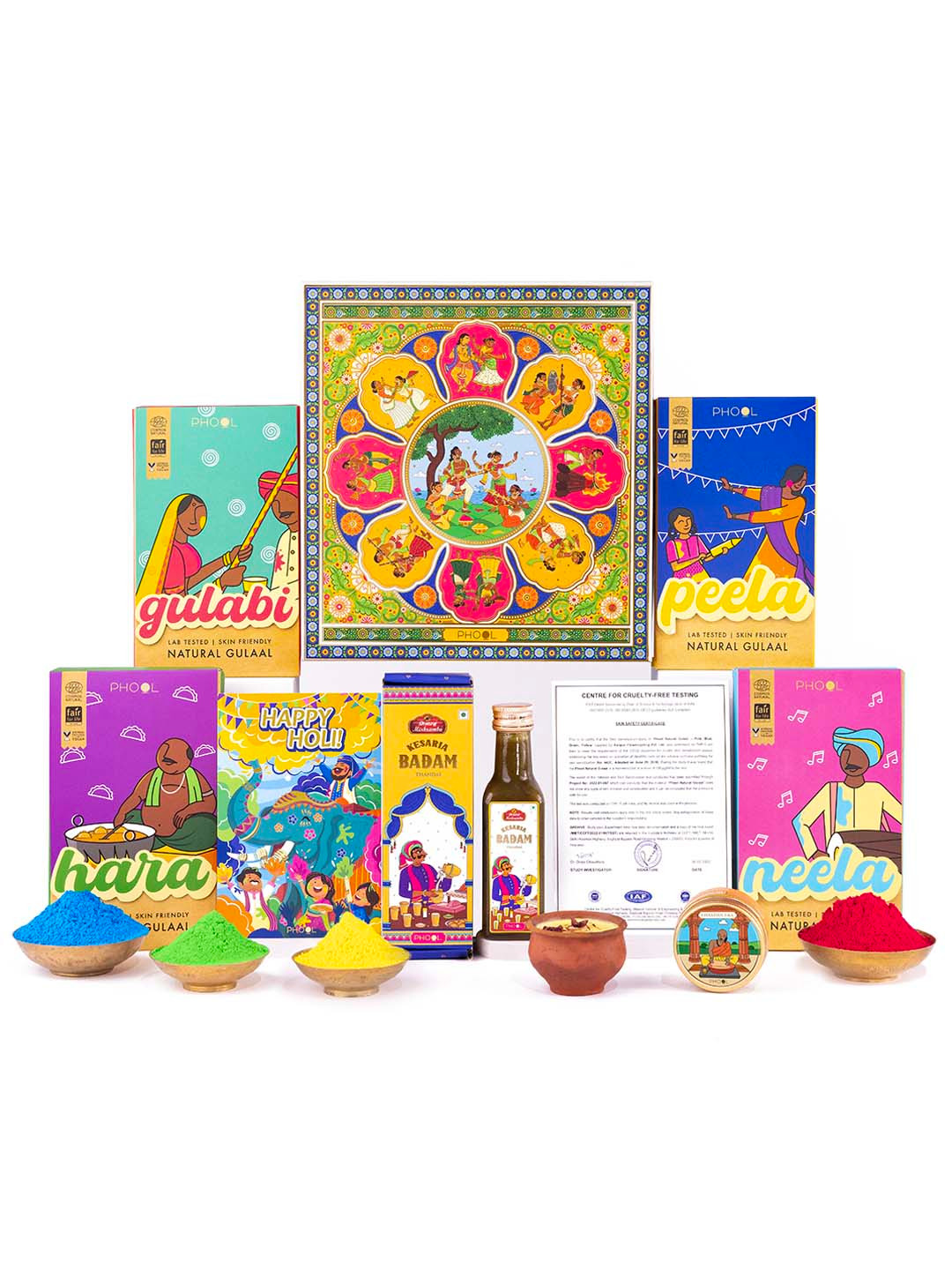 

Phool Braj Holi Gift Box, Assorted