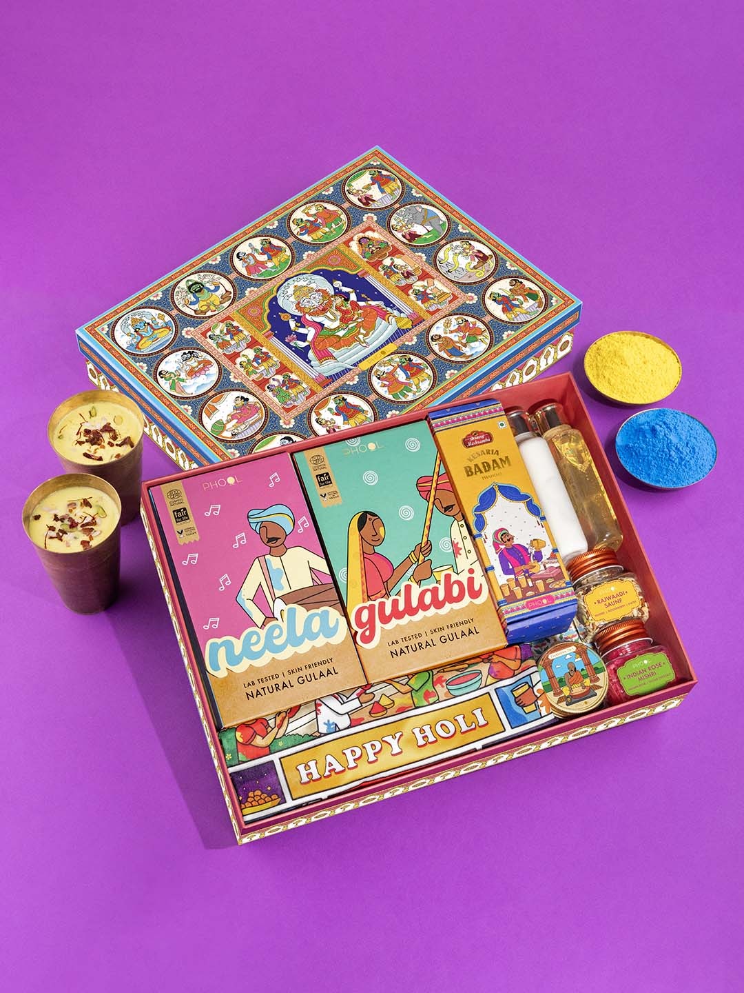 

Phool Prahlada Premium Holi Gift Box, Assorted