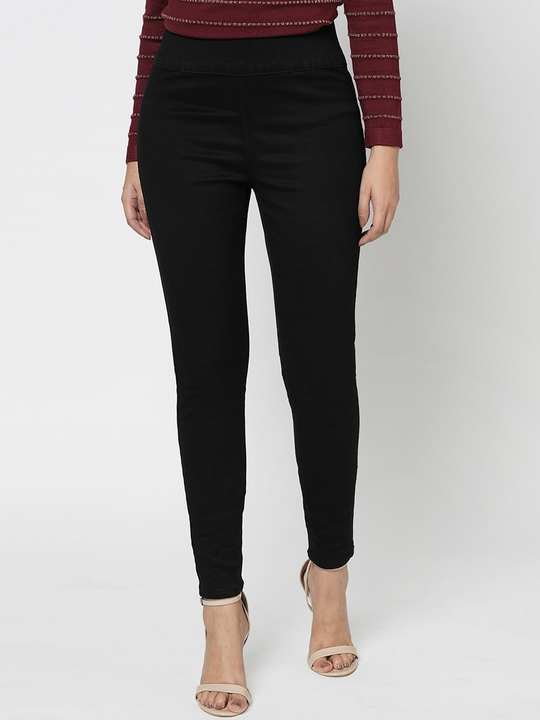 

Vero Moda Women Skinny Fit Jeggings, Black