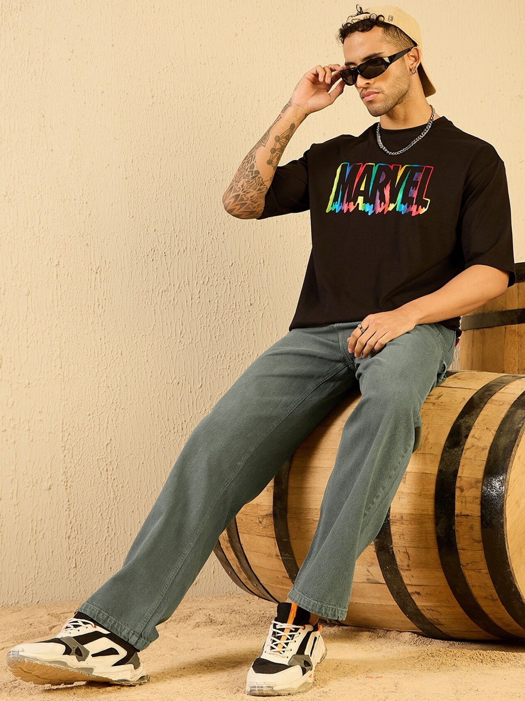

Kook N Keech Green Men Jean Straight Fit Clean Look Stretchable Jeans