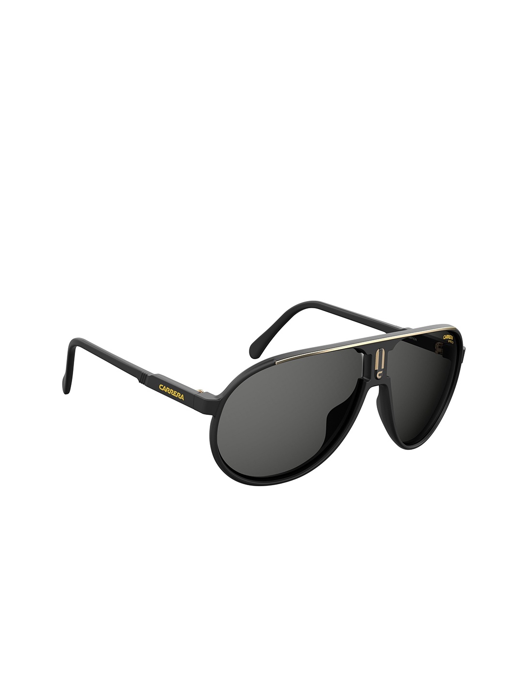 

Carrera Unisex Aviator Sunglasses with UV Protected Lens 24129600362IR, Grey