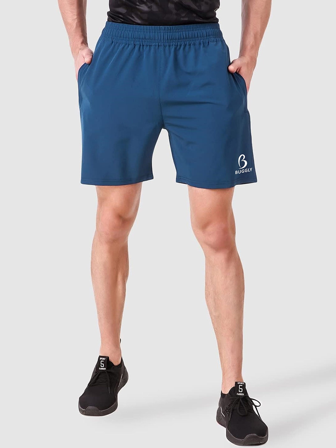 

BAESD Men Running Sports Shorts, Blue