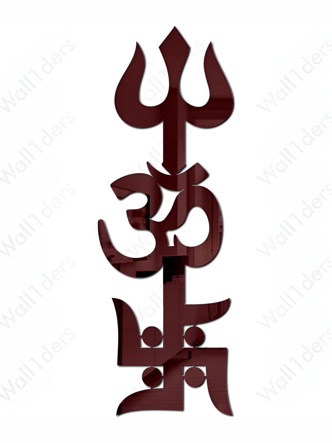 

Wall1ders Brown Trishakt Acrylic Wall Sticker