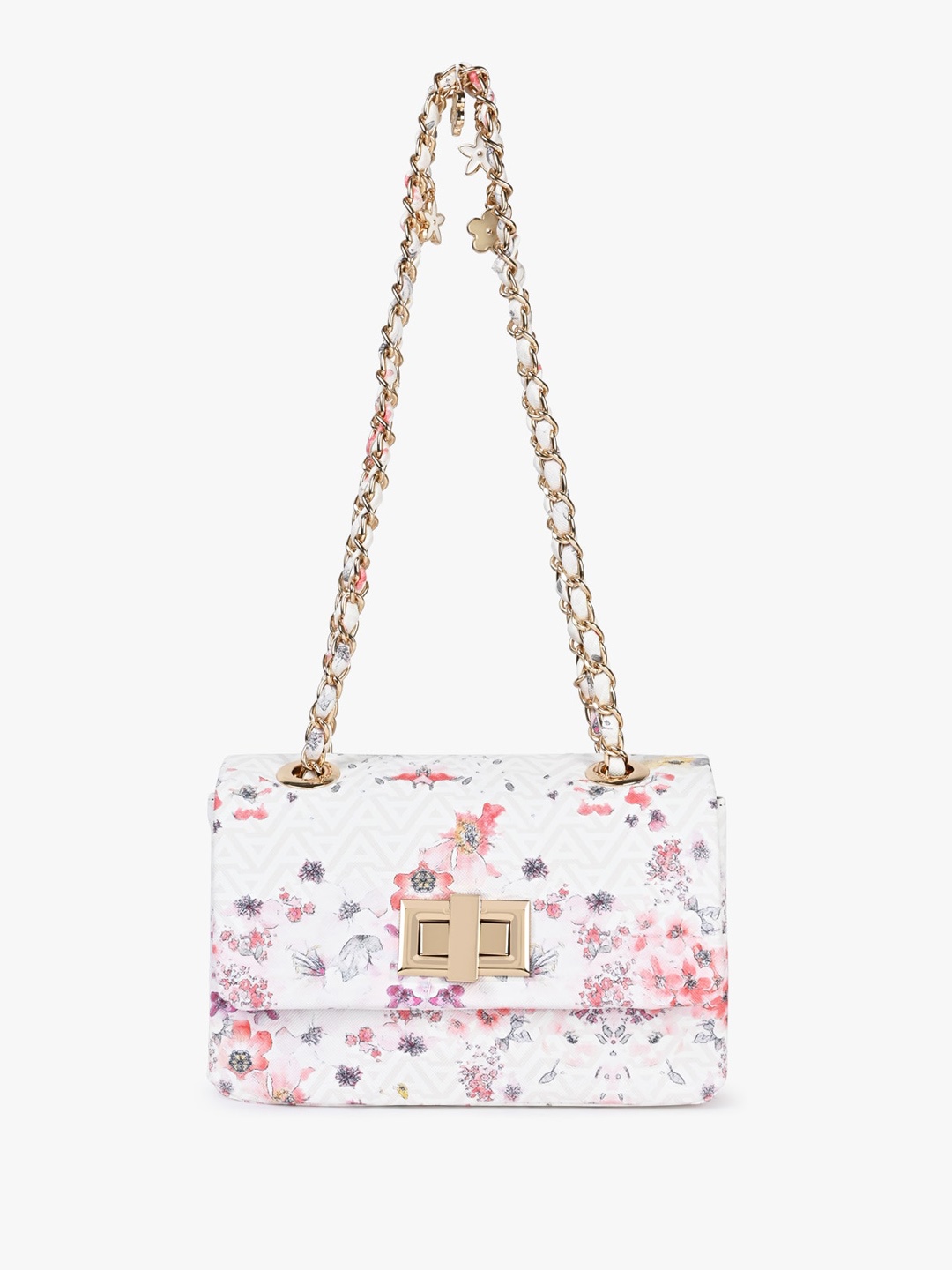 

ALDO Printed Structured Handheld Bag, White