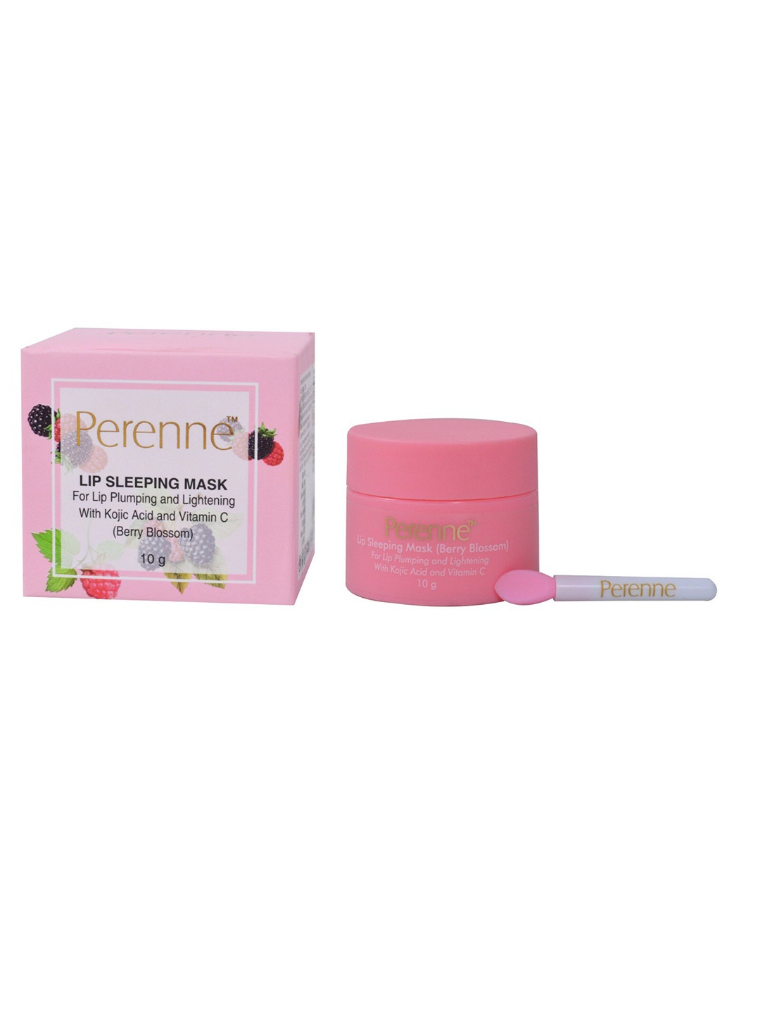 

Perenne Lip Sleeping Mask With Vitamin C - 10g - Berry Blossom, Pink