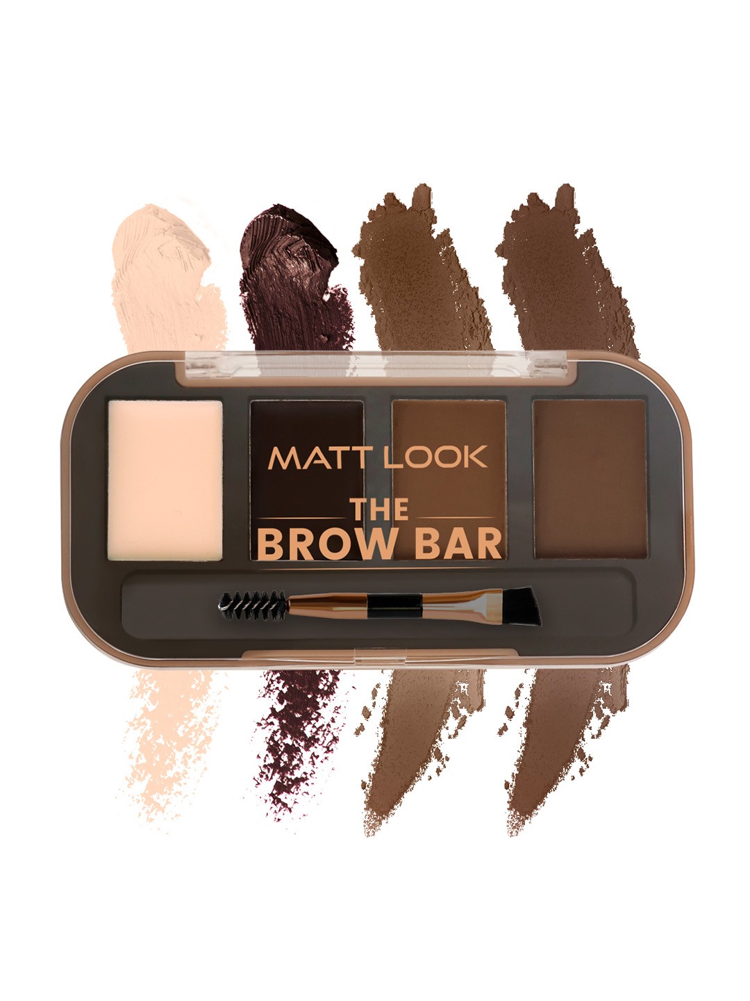 

MATTLOOK The Brow Bar Eyebrow Palette - 8g - Natural 02, Brown