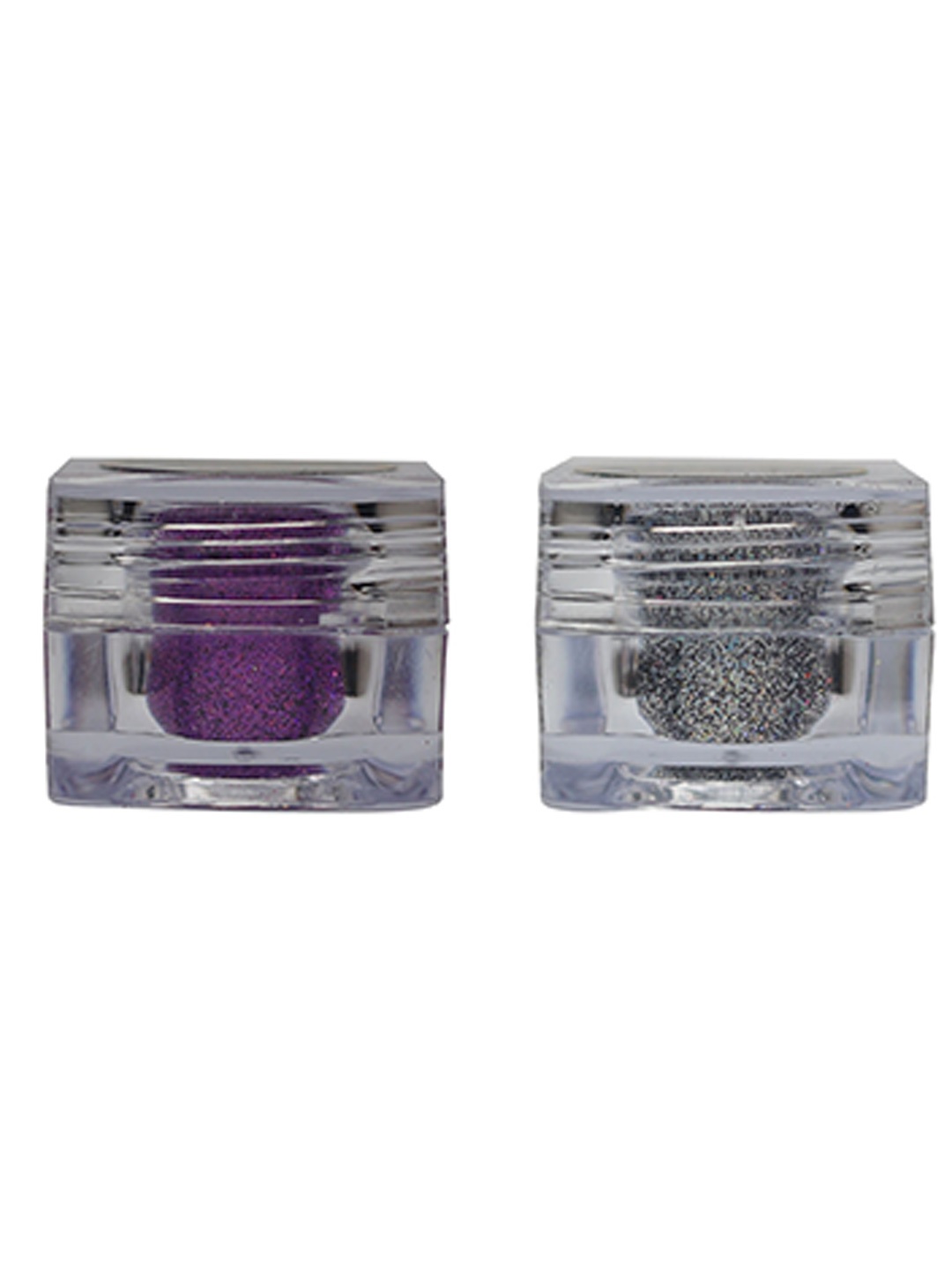 

Veoni BELLE Holographic HD 2-Pcs Glitter Eyeshadow - 5g Each -Violet Purple & Dark Starlit, Multi