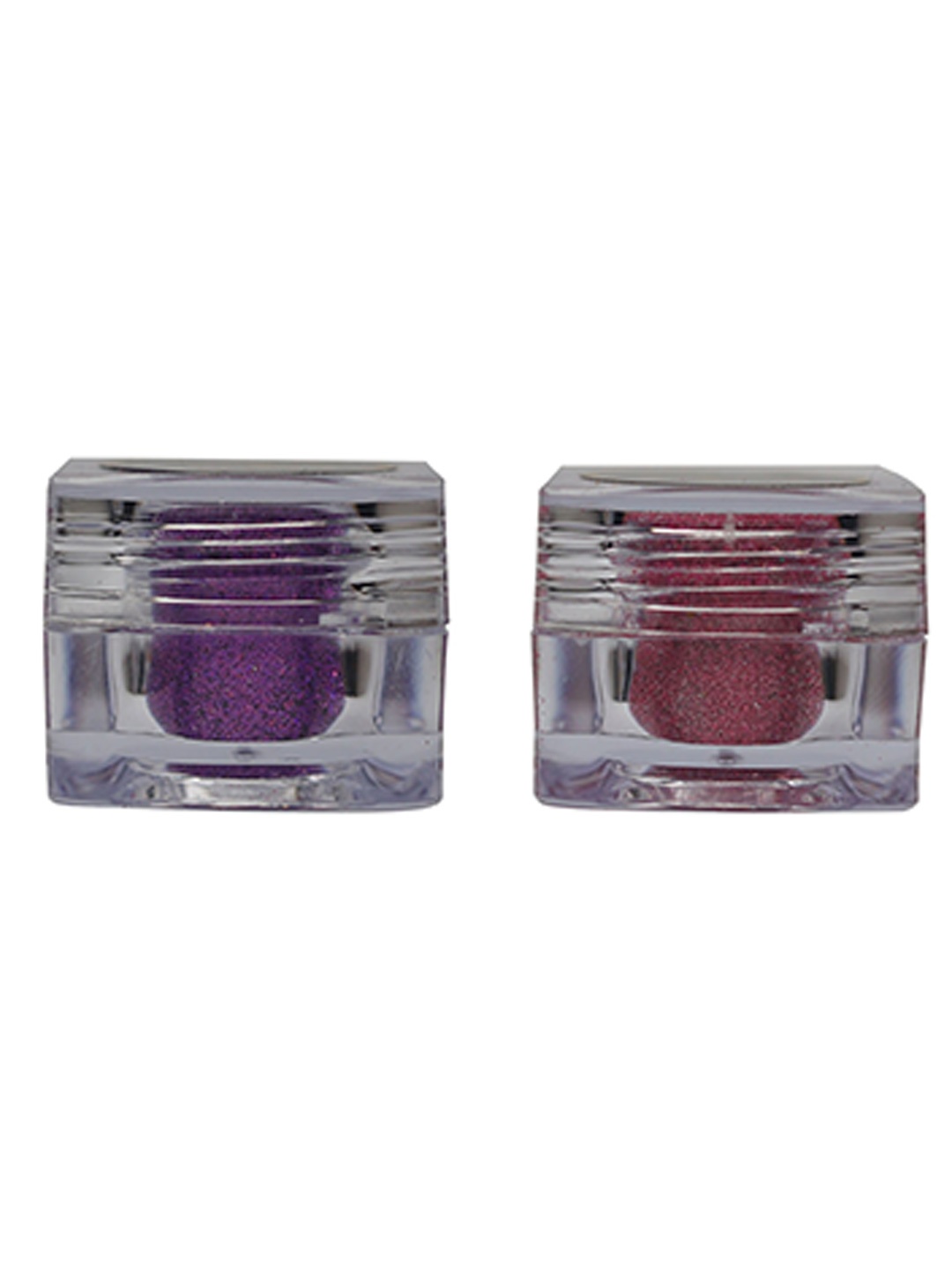 

Veoni BELLE Holographic HD 2-Pcs Glitter Eyeshadow - 5g Each - Violet Purple & Frozen Pink, Multi