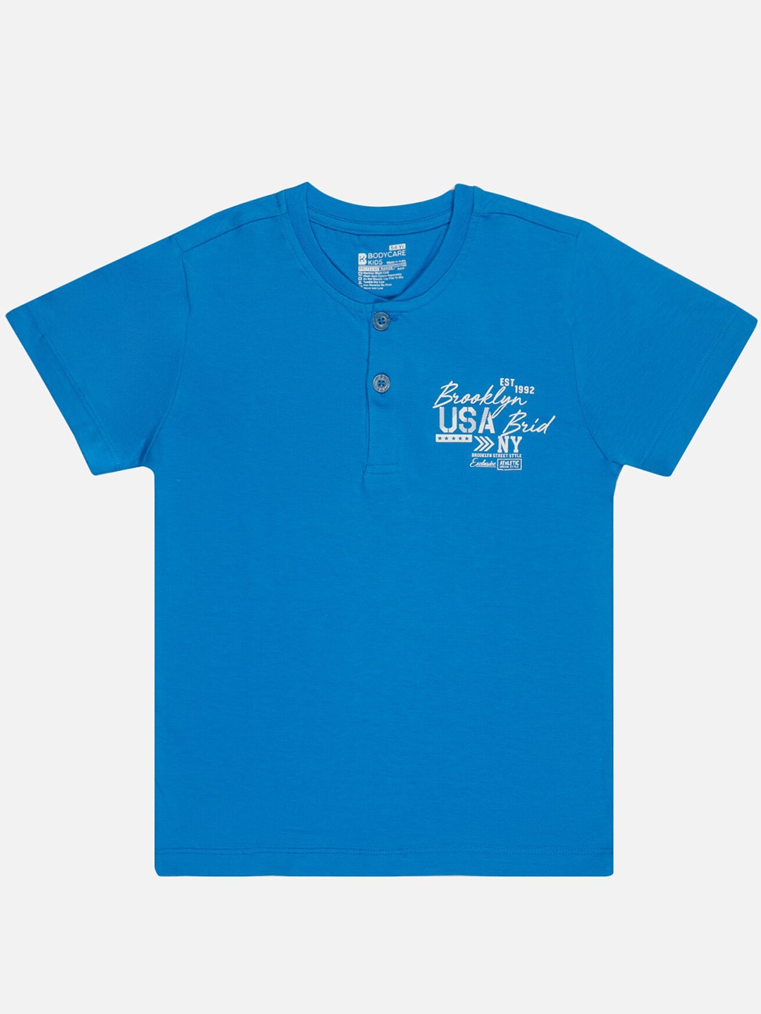 

Bodycare Boys Round Neck Cotton T-shirt, Blue