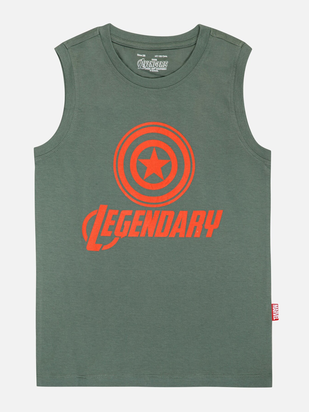 

Bodycare Boys Typography Printed Cotton T-shirt, Olive