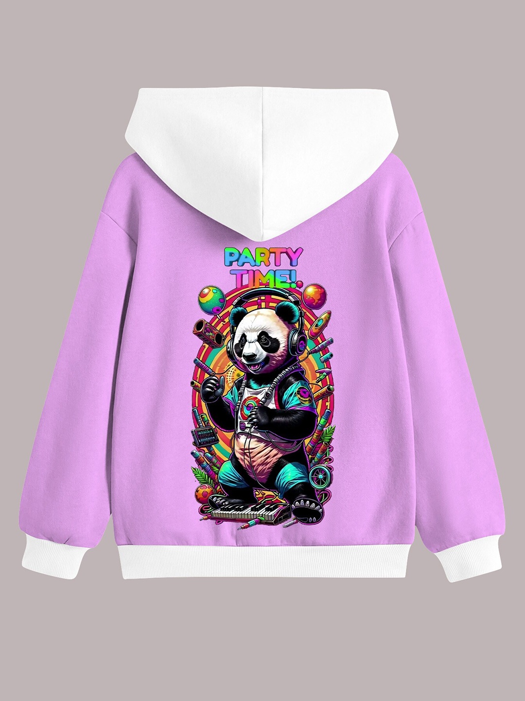 

BAESD Boys Graphic Printed Hooded Fleece Pullover Sweatshirt, Lavender