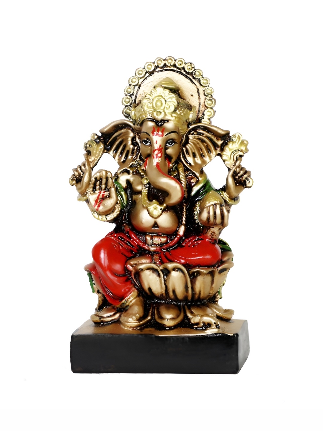 

Green value Orange Religious Idol Showpiece