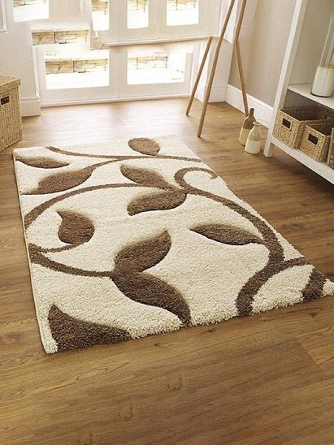 

AaHo Decor Unisex Cream Carpets
